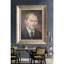 Giyense Gümüş Çerçeveli Atatürk Tablo A76