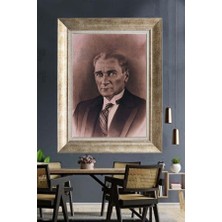 Giyense Gümüş Çerçeveli Atatürk Tablo A87