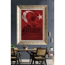 Giyense Gümüş Çerçeveli Atatürk Tablo A63