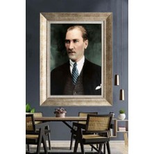 Giyense Gümüş Çerçeveli Atatürk Tablo A112