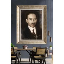 Giyense Gümüş Çerçeveli Atatürk Tablo A98
