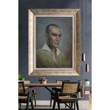 Giyense Gümüş Çerçeveli Atatürk Tablo A110