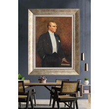 Giyense Gümüş Çerçeveli Atatürk Tablo A103