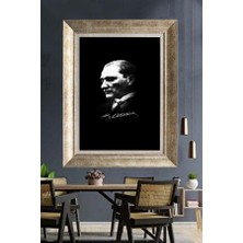 Giyense Gümüş Çerçeveli Atatürk Tablo A107
