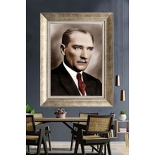 Giyense Gümüş Çerçeveli Atatürk Tablo A157