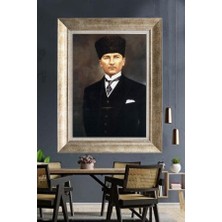 Giyense Gümüş Çerçeveli Atatürk Tablo A185