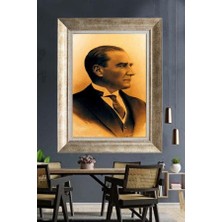 Giyense Gümüş Çerçeveli Atatürk Tablo A161