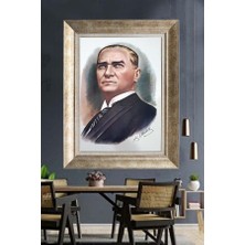 Giyense Gümüş Çerçeveli Atatürk Tablo A172