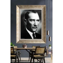 Giyense Gümüş Çerçeveli Atatürk Tablo A169