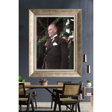 Giyense Gümüş Çerçeveli Atatürk Tablo A177