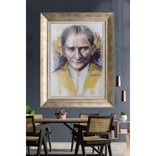 Giyense Gümüş Çerçeveli Atatürk Tablo A212