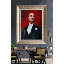 Giyense Gümüş Çerçeveli Atatürk Tablo A182