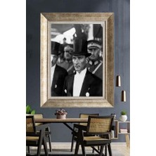 Giyense Gümüş Çerçeveli Atatürk Tablo A278