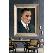 Giyense Gümüş Çerçeveli Atatürk Tablo A183