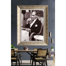 Giyense Gümüş Çerçeveli Atatürk Tablo A189