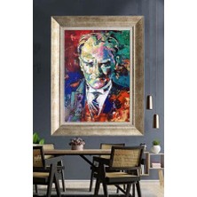 Giyense Gümüş Çerçeveli Atatürk Tablo A239