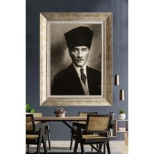 Giyense Gümüş Çerçeveli Atatürk Tablo A304