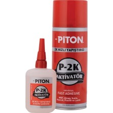 Piton 2K Hızlı Yapıştırıcı 100gr + 400ml Aktivatör