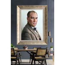 Giyense Gümüş Çerçeveli Atatürk Tablo A334