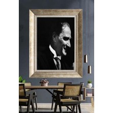 Giyense Gümüş Çerçeveli Atatürk Tablo A411