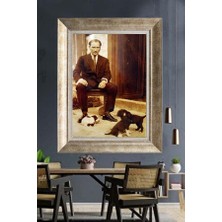 Giyense Gümüş Çerçeveli Atatürk Tablo A392