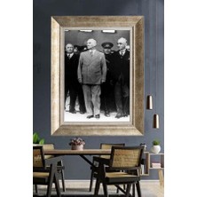 Giyense Gümüş Çerçeveli Atatürk Tablo A438