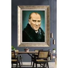 Giyense Gümüş Çerçeveli Atatürk Tablo A472