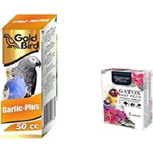 Zonaks Kafes Kuşları Için Iştah Açıcı Damla 50 cc + Nature Plan Premium Gatox Grit Plus Mineral Tablet Gaga Taşı