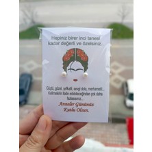 8 Mart Dünya Kadınlar Günü Hediyesi 100 ADET(100 Çift)Inci Küpe Fridalı
