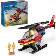 Lego City Itfaiye Kurtarma Helikopteri 60411