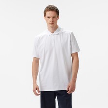 Hugo Boss Dekok 233 Erkek Beyaz Polo