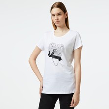 Liu Jo Kadın Bej T-Shirt
