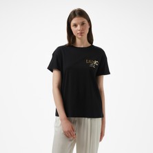 Liu Jo Kadın Siyah T-Shirt