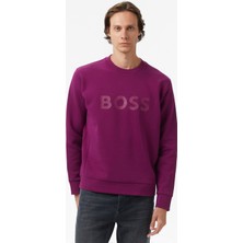 Boss Erkek Mor Sweatshirt