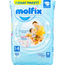 5 Adet Molfix Fırsat Paketi (4 No) Maxı 60LI
