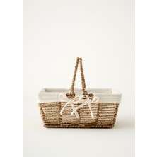 Bella Maison Arden Bezli Sepet Naturel (31X22X13 Cm)