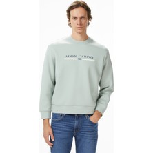 Armani Exchange Erkek Gri Sweatshirt