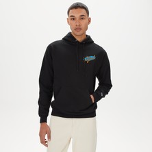 The Hundreds Industry Slant Erkek Siyah Hoodie