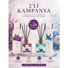 J'Amour Çubuklu Oda Kokusu Melek&leylak 2'li Set -Uzunsüreli Kalıcı Ortam Kokusu 100 ml