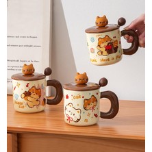 Giftmoda Tatlı Kedi Temalı Seramik Kupa