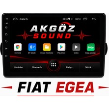GÖZA-X Fıat Egea Multimedya Çerçevesi 9 Inç Soketler Içinde