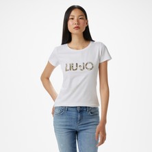Liu Jo Kadın Beyaz T-Shirt