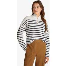 Tommy Hilfiger Kadın Beyaz Polo