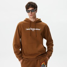 The Hundreds League Erkek Kahverengi Hoodie
