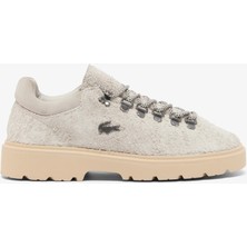 Lacoste Baseshot Winter Kadın Krem Sneaker