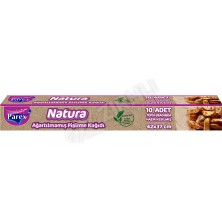 Parex Natura Ağartılmamış Pişirme Kağıdı Hazır Kesilmiş 10'lu