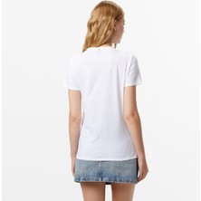 Boss Elogo Kadın Beyaz T-Shirt