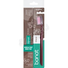 2 Adet Banat Set Clove (Karanfil) Diş Fırçası + 50 ml Macun Set Orta