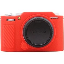 Mettzchrom Fujifilm Xm5 Kaymaz Doku Tasarımı Silikon Kılıfı Fujifilm X-M5 Kamera Sadece Koruyucu Kılıf