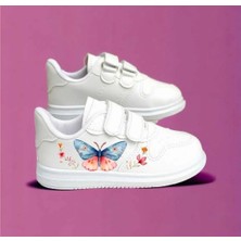 Archie Pet Kelebek Baskılı Kız Çocuk Spor Ayakkabı Sneaker